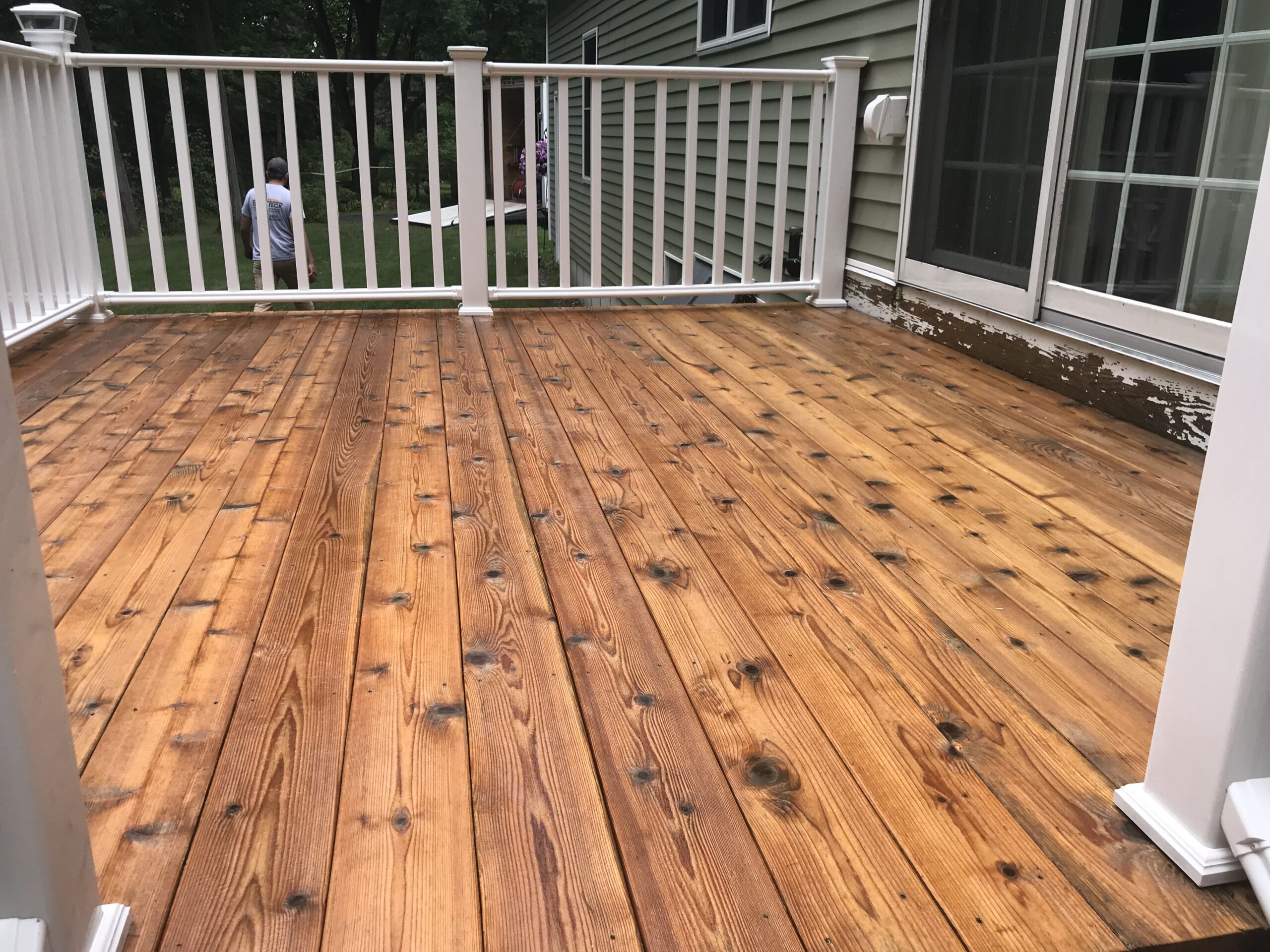 Cedar decking as an option when considering Composite vs Wood Decking