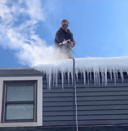 Ice Dam Removal in Maine